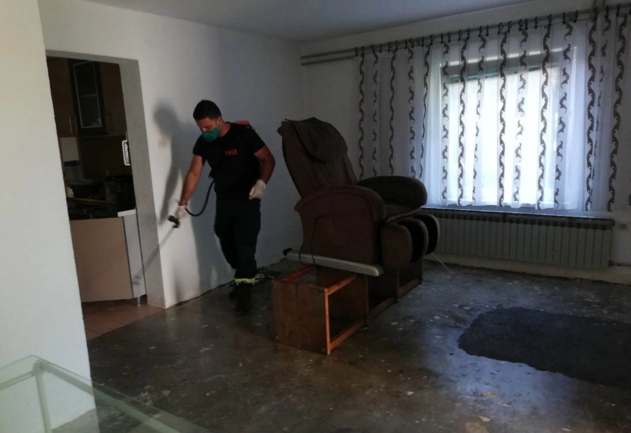 Dezinficirani poplavljeni objekti na području TK