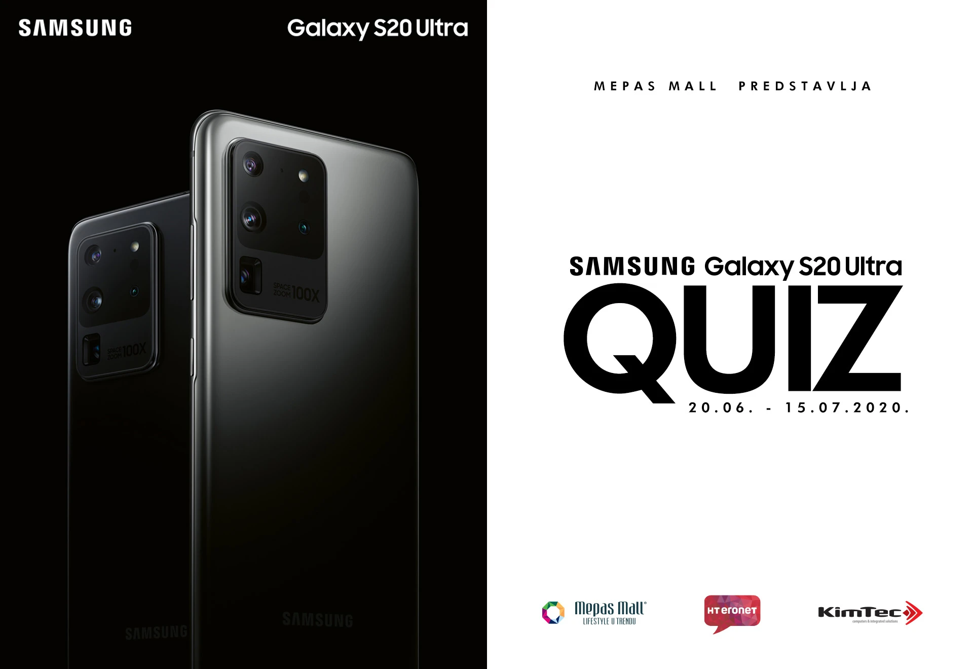 Mepas Mall predstavlja SAMSUNG GALAXY S20 ULTRA QUIZ