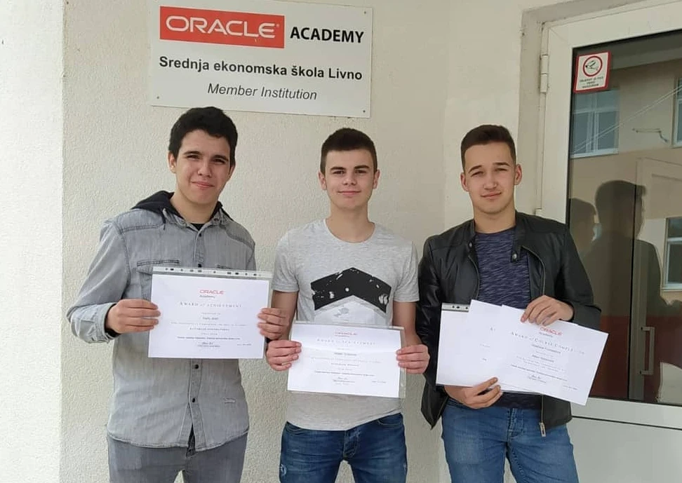 Oracle Academy program u Srednjoj ekonomskoj školi Livno