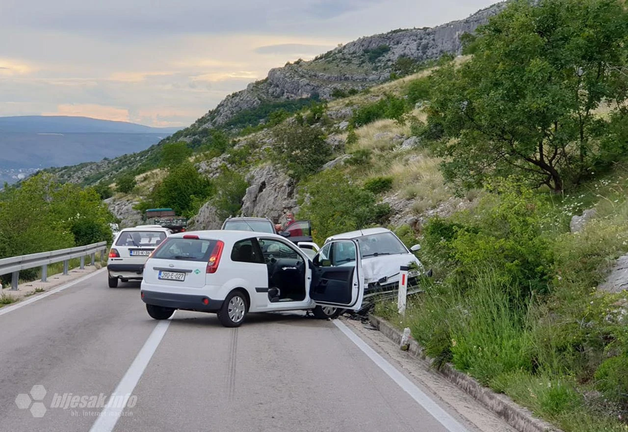 Devet ozlijeđenih u devet prometnih nesreća u HNŽ-u