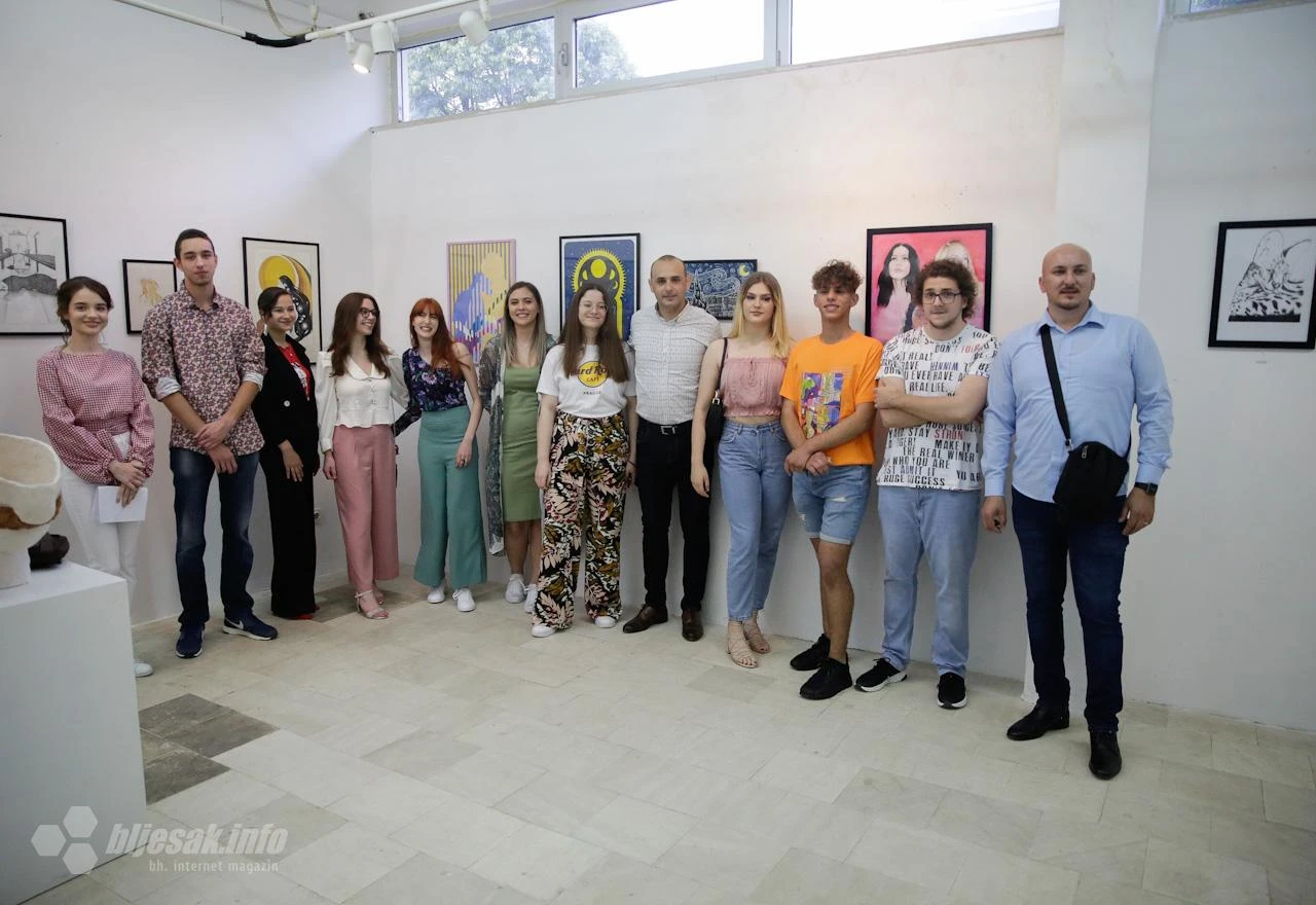20. generacija mostarske Likovne škole predstavila svoje radove