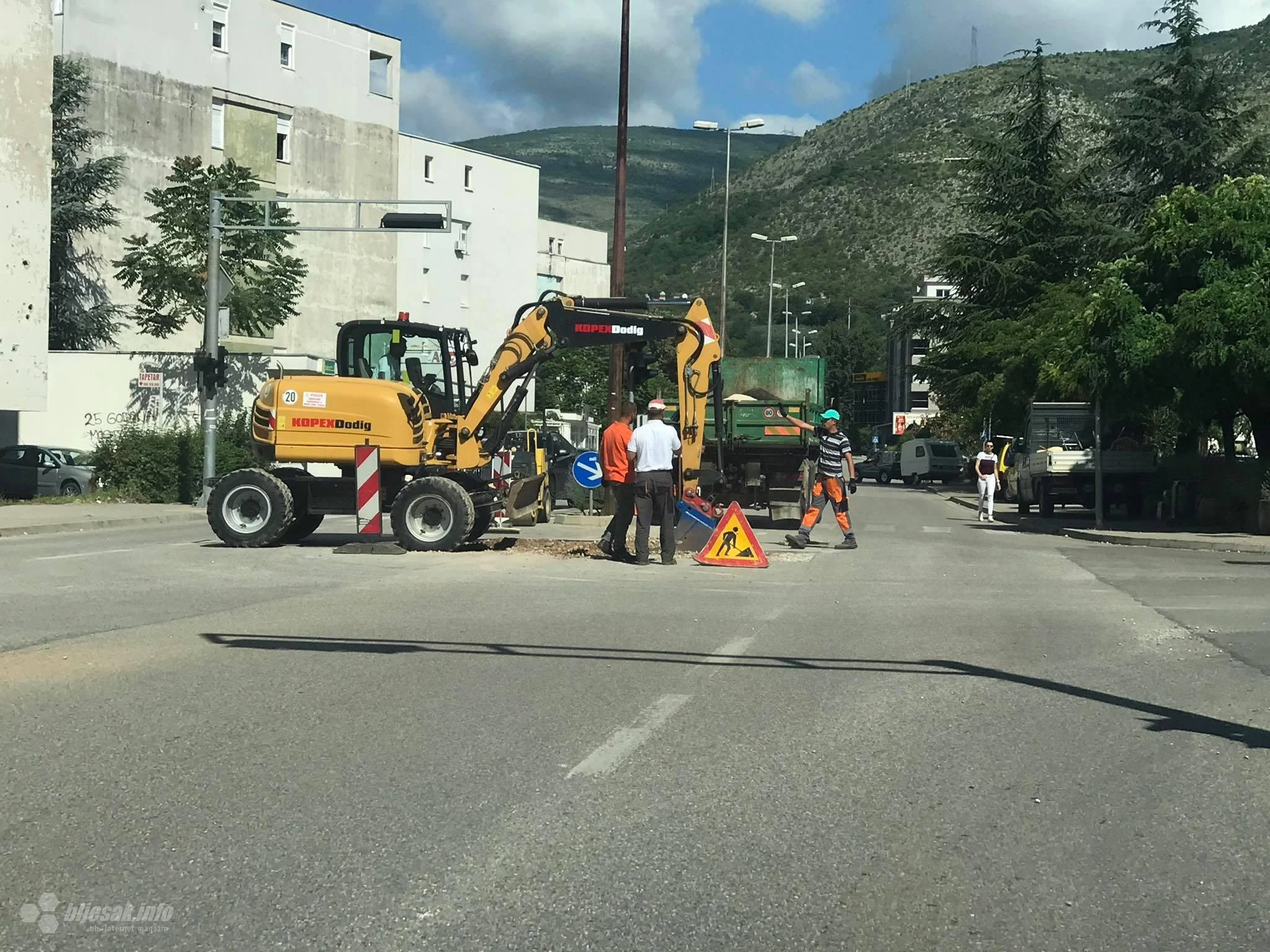 Došao je i taj dan: Sanacija rupe u Dubrovačkoj ulici