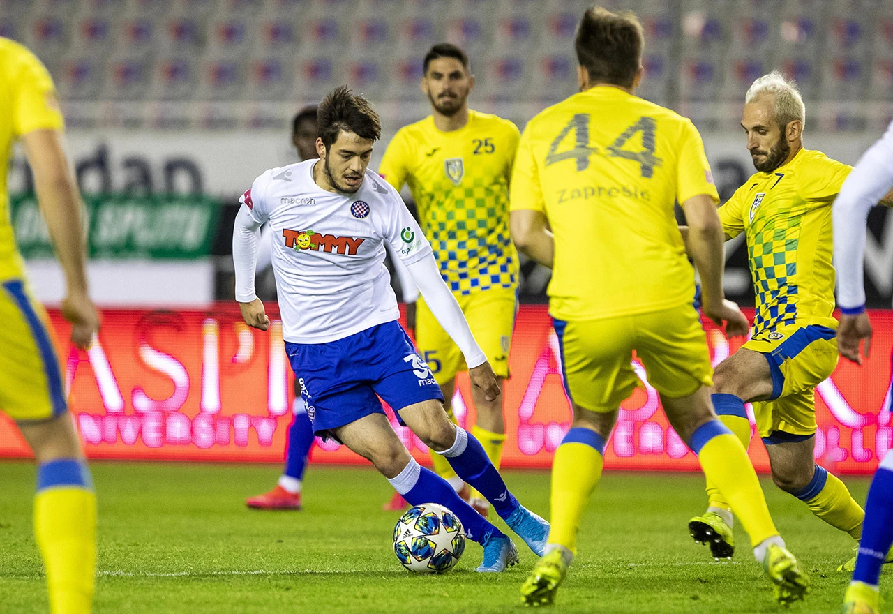Hajduk nakon velike drame s igračem više jedva pobijedio Inter