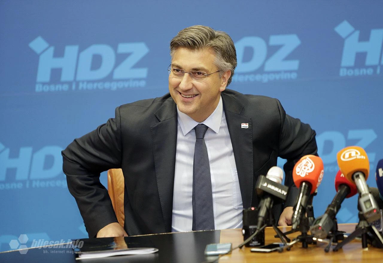 Plenković: Naša je obveza osigurati ravnopravnost Hrvata u BiH