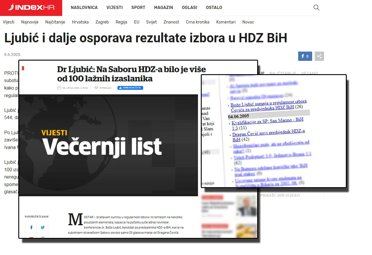 Kako je govorio Ljubić: Sabor na kojem je izabran Čović trebalo je srušiti