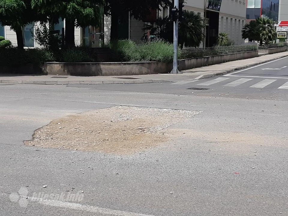 Leteće kamenje u Dubrovačkoj ulici!