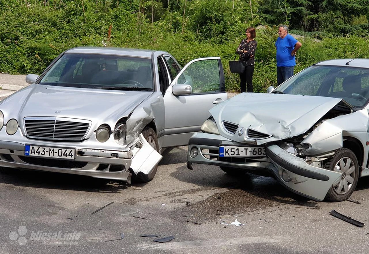 Dvije osobe ozlijeđene na Bijelom Brijegu