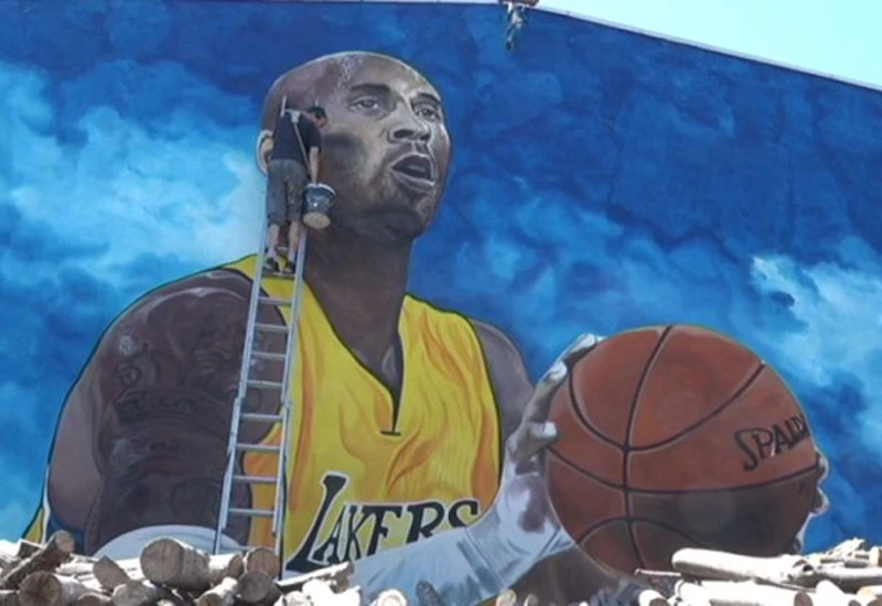 Mural posvećen Kobe Bryantu iz Gradiške najveći u Europi