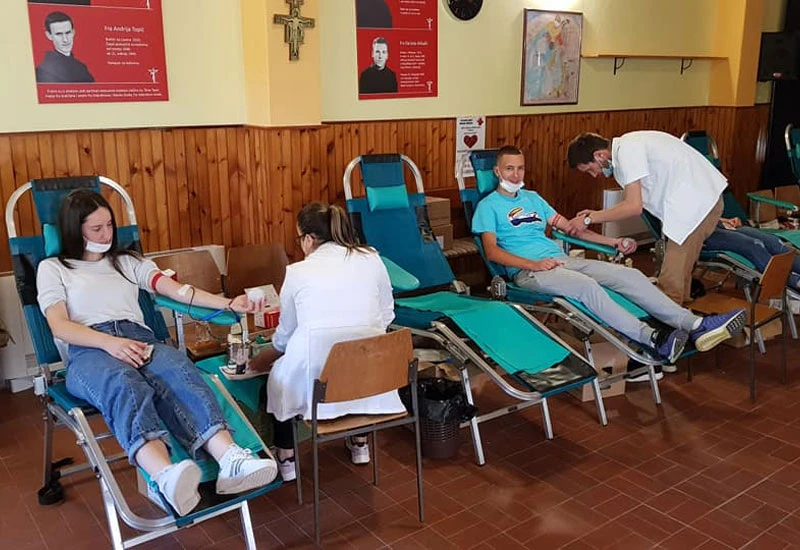 Župa Kočerin: Darovane 34 doze krvi