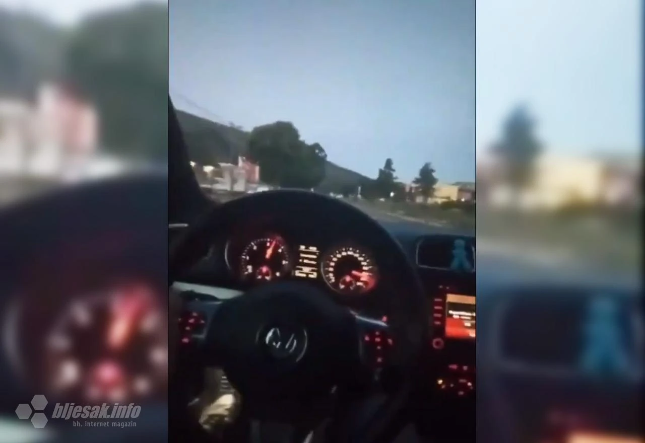 'Pilot' koji je divljački vozio oko Mostara završio u policijskoj postaji