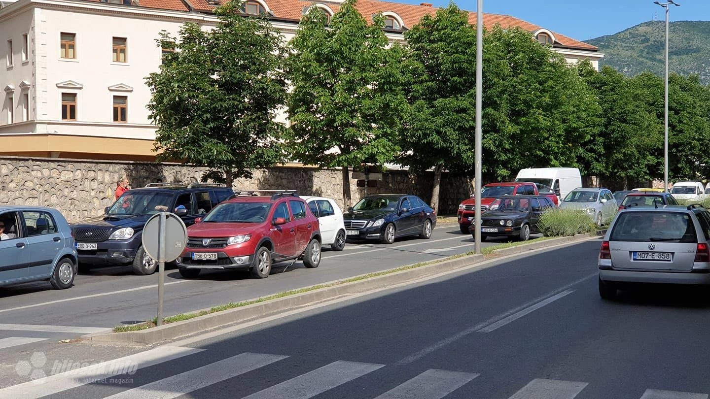 Mostar: Mali sudar, velike gužve