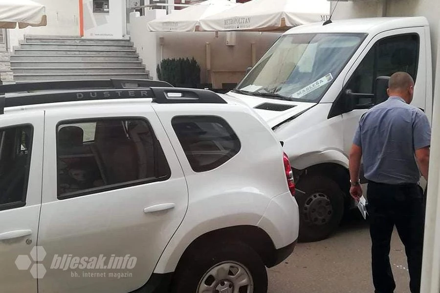 Mostar: Sudarili se u pješačkoj zoni
