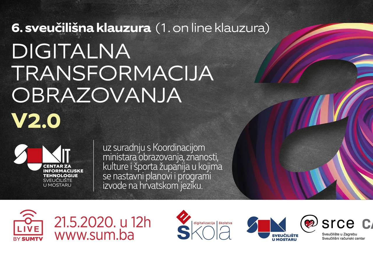 Digitalna transformacija obrazovanja V2: Prva online sveučilišna klauzura