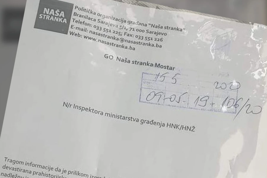 Naša stranka pisala inspekciji zbog devastacije arheološkog lokaliteta u Čapljini