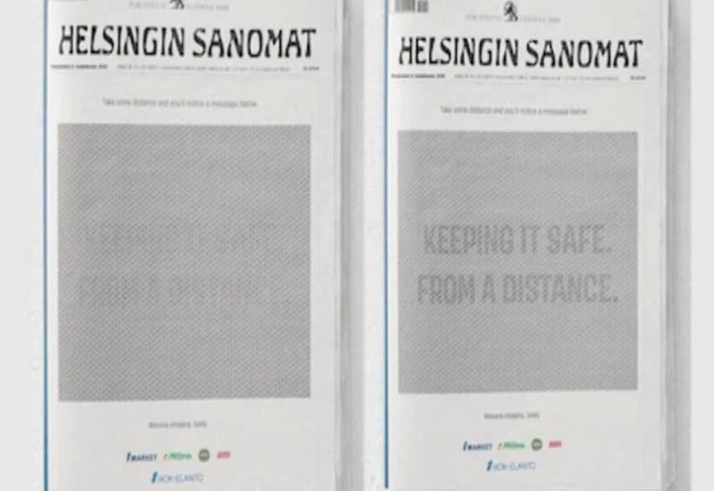 Reklamu u novinama možete pročitati samo ako ste udaljeni dva metra