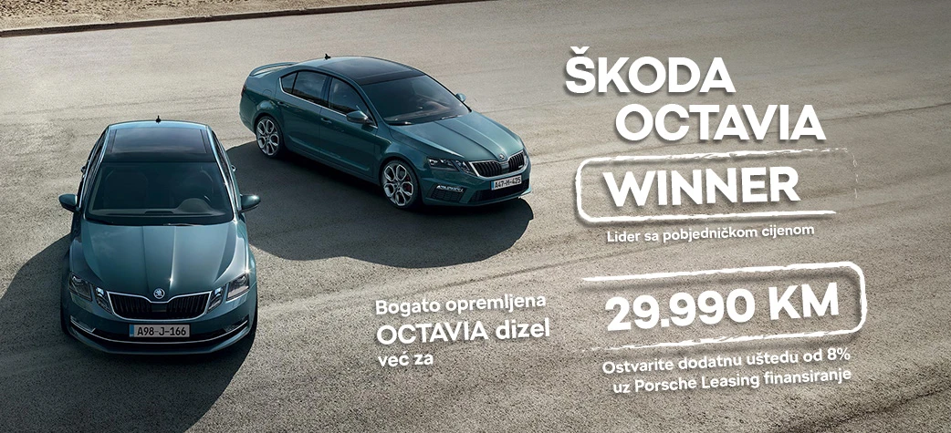 Pobjedničke cijene uz Škoda Octavia Winner kampanju