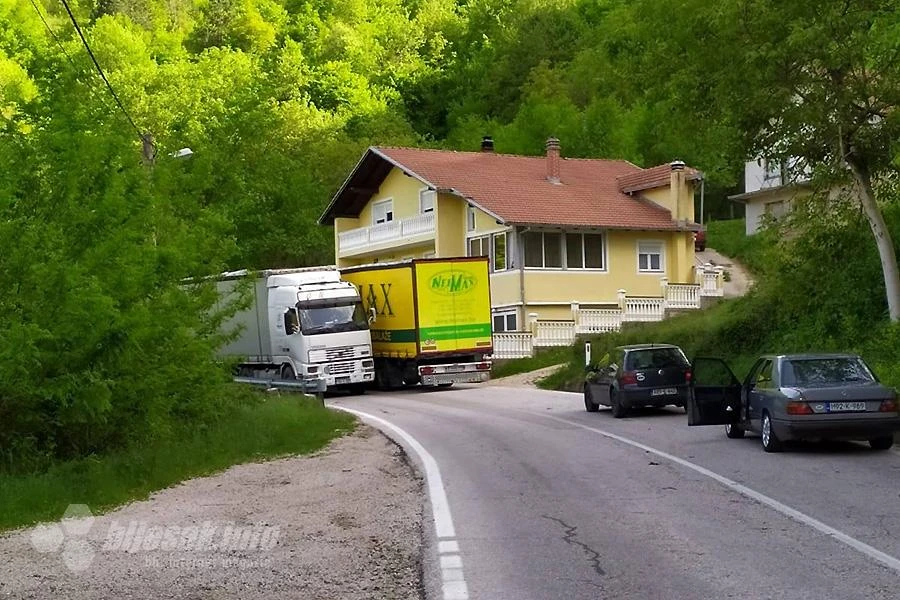 Manji sudar dva tegljača između Jablanice i Prozora