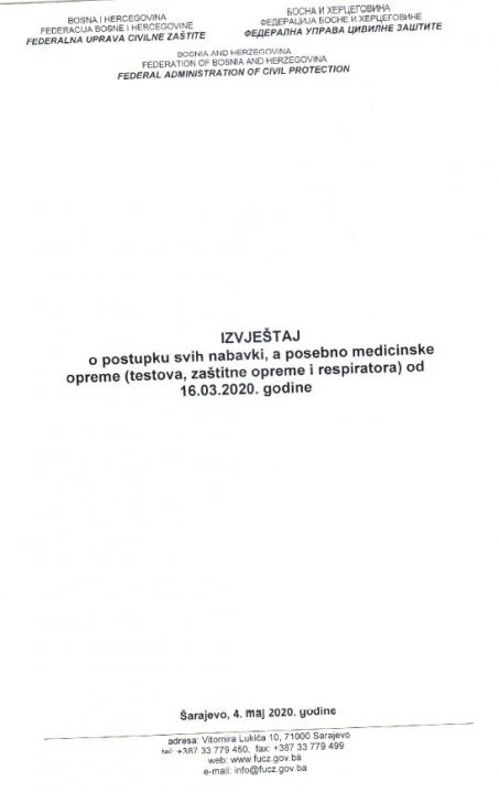 Pogledajte što je FUCZ kupovao za vrijeme pandemije