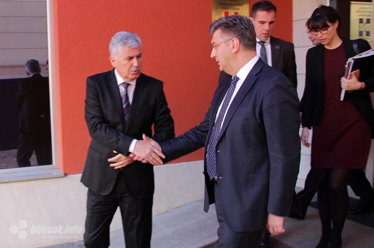 Čović pisao Plenkoviću: Snažan doprinos procesu europskih integracija BiH