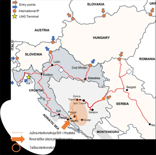 Dovršen idejni projekt povezivanja plinskih mreža Hrvatske i BiH