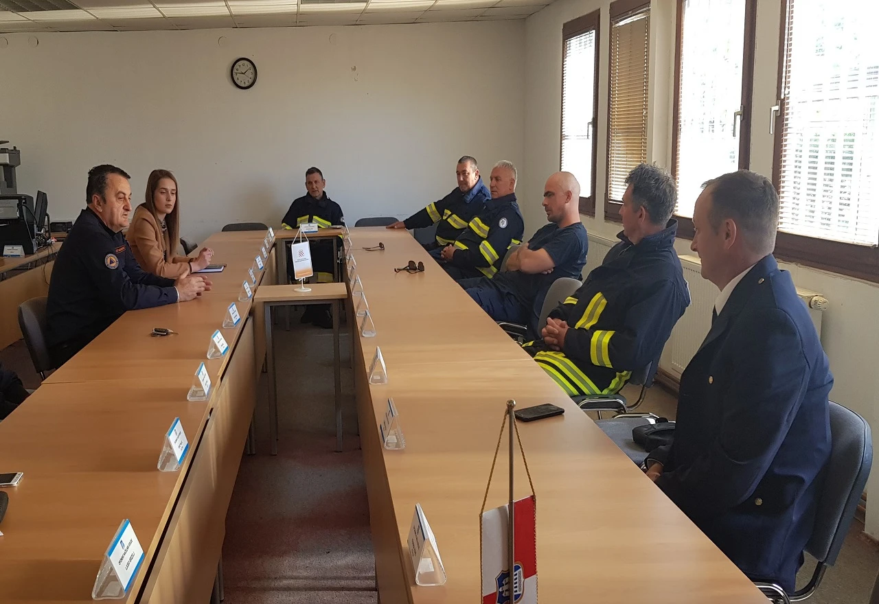Priređen prijam za zapovjednike vatrogasnih postrojbi u ŽZH