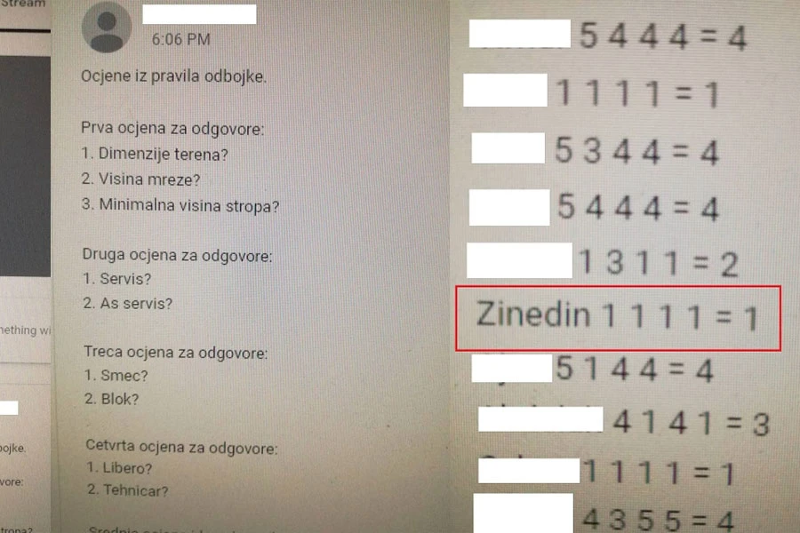 Dijete s teškoćama u razvoju dobilo 4 jedinice iz tjelesnog