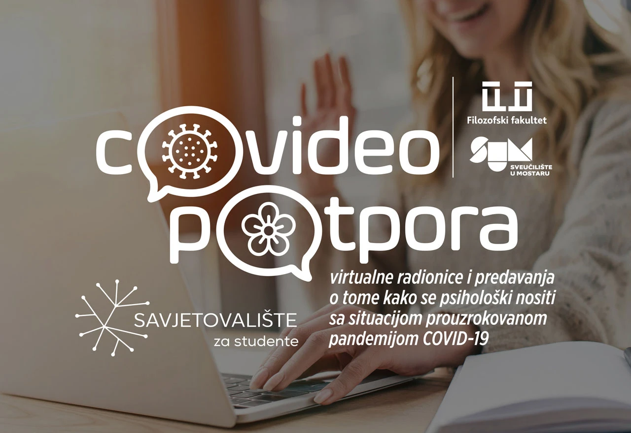 Za studente: Virtualna potpora Savjetovališta i studija psihologije Filozofskog fakulteta 