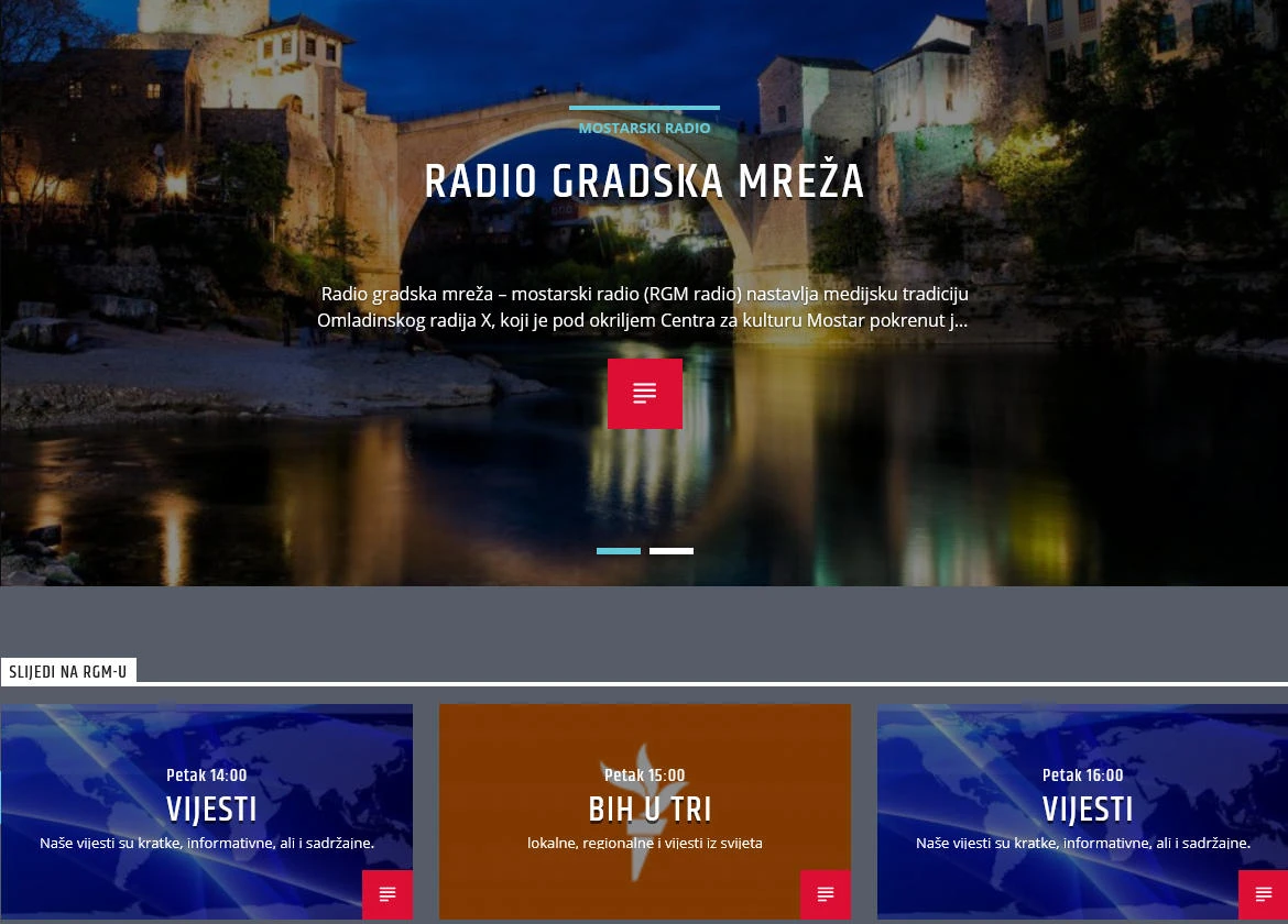 Nova internet stranica Radija gradska mreža