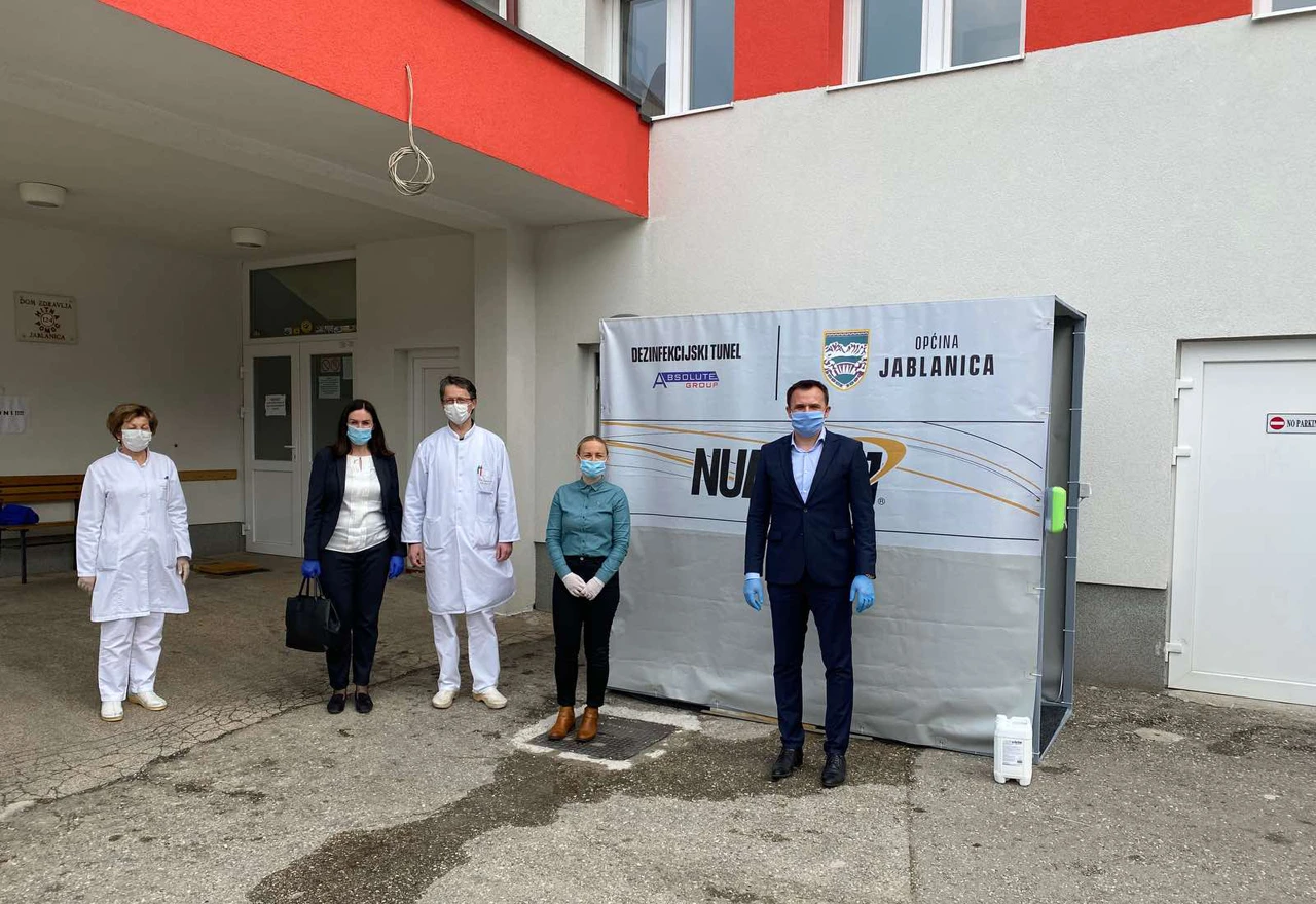 Jablanica dobila dezinfekcijski tunel