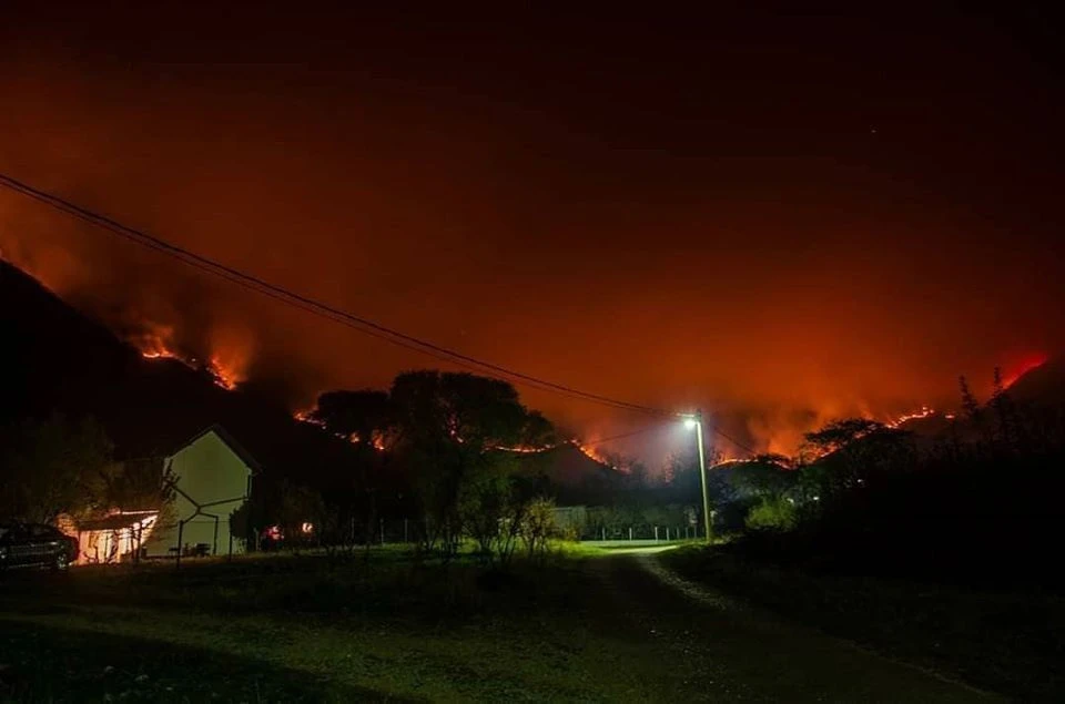 Požar na Rujištu: Iznad Hotela 'Snježna kuća' sve je katastrofa