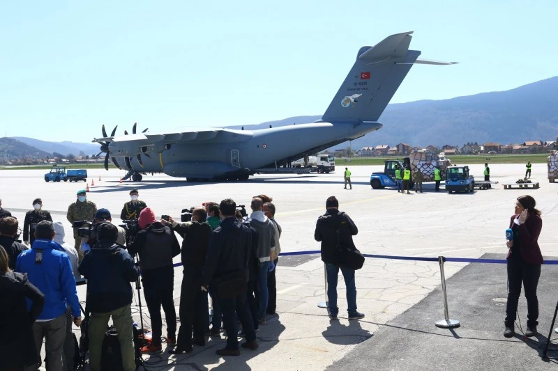 Stigla pomoć Turske za BiH u borbi protiv koronavirusa
