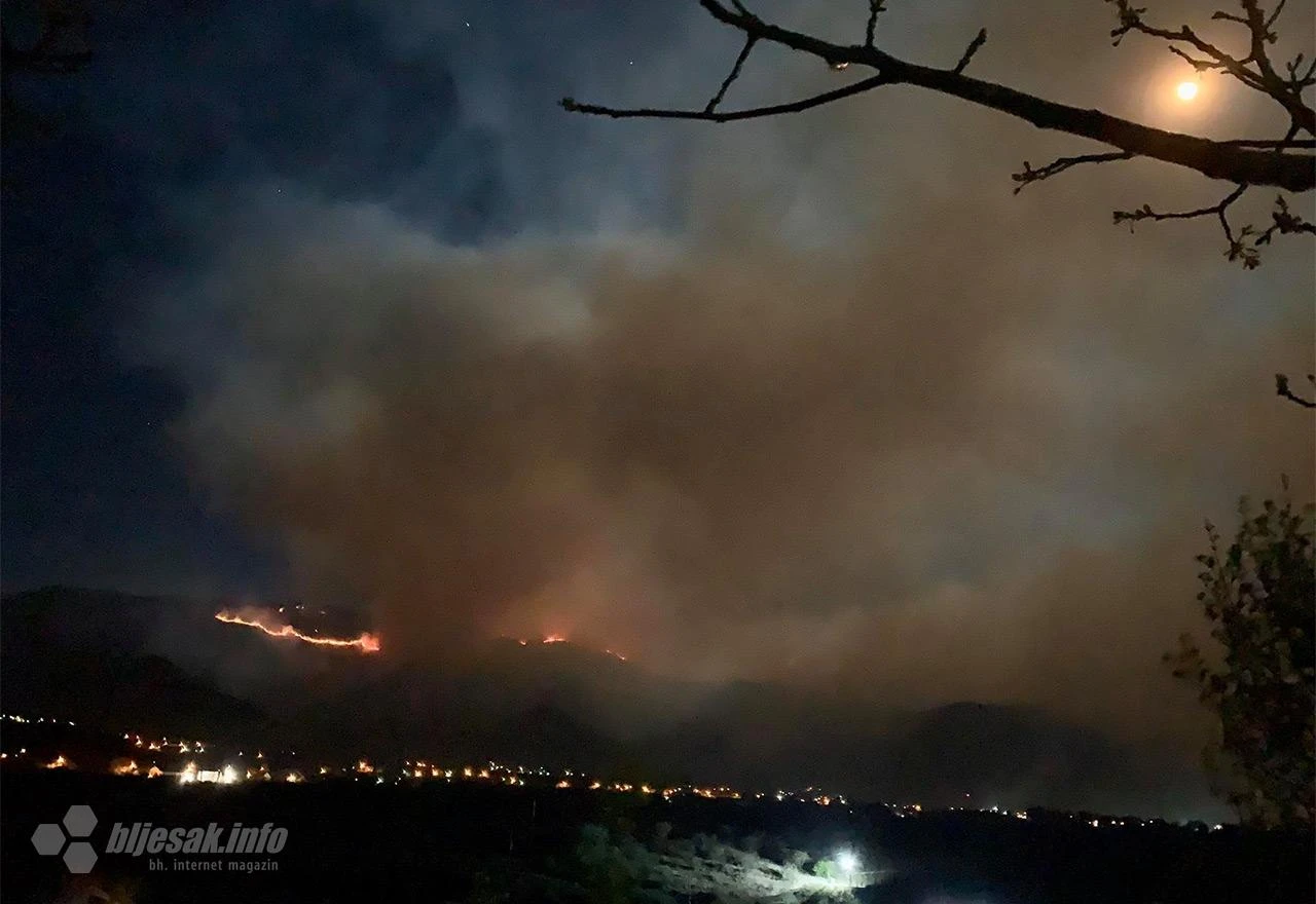 Širi se požar kod Mostara
