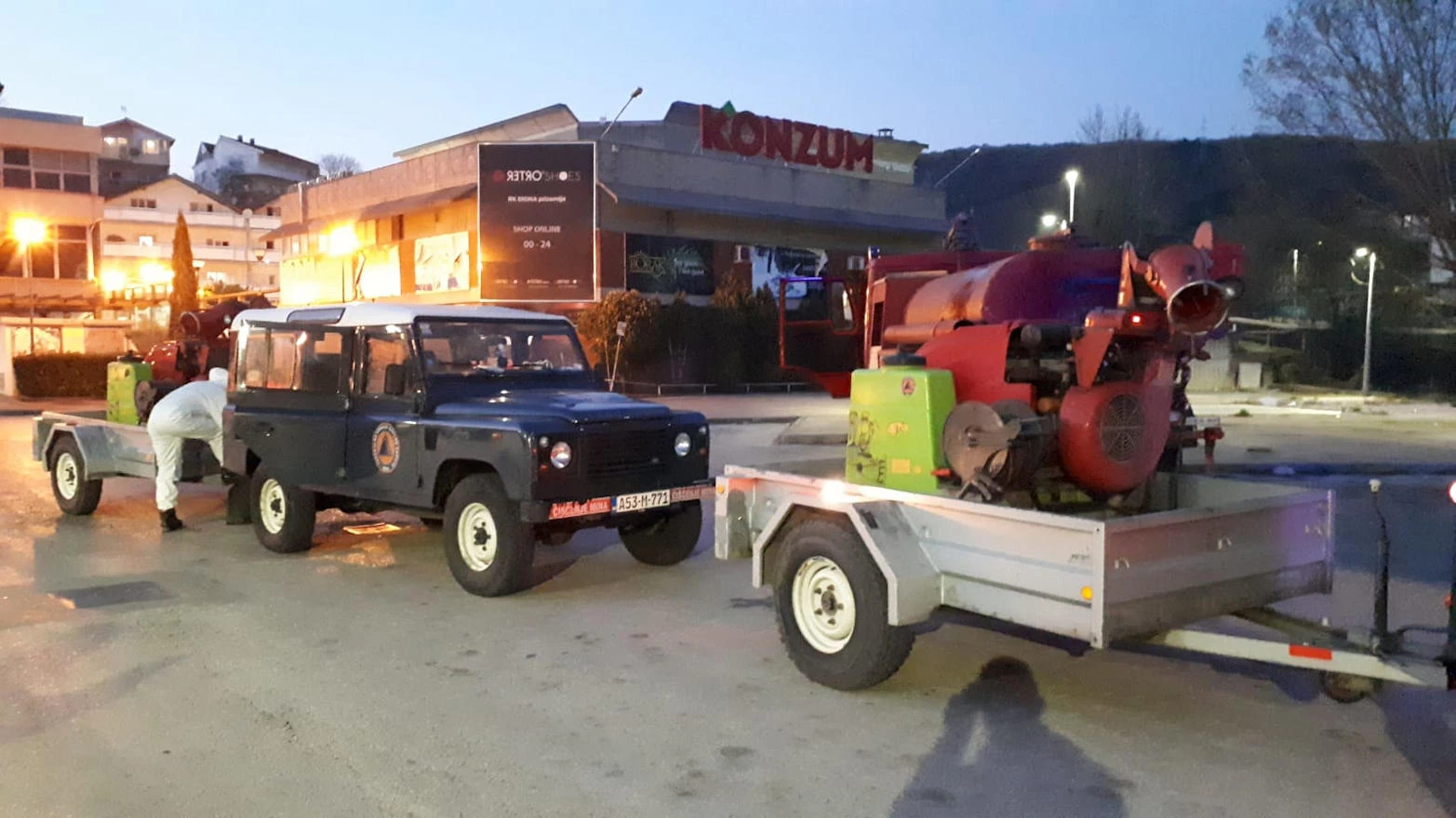 Dezinficiraju se javne površine u Županiji Zapadnohercegovačkoj