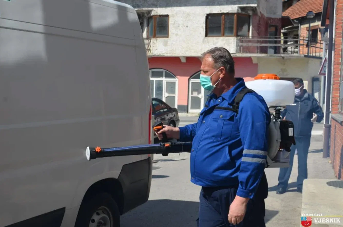 U općini Prozor-Rama provodi se dezinfekcija svih dostavnih vozila