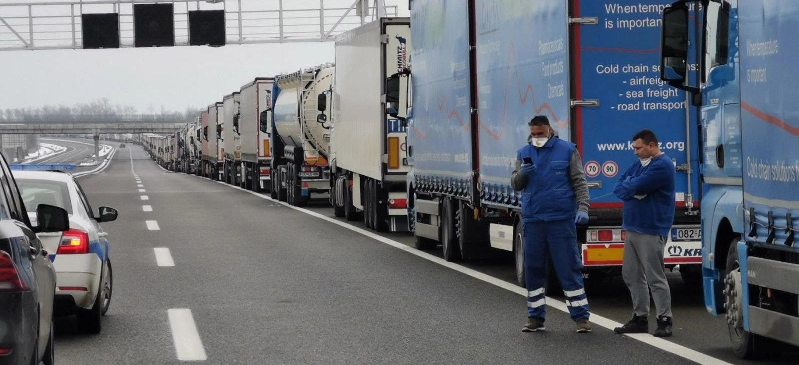 Traže  ukidanje policijske pratnje i konvoja u međunarodnom prometu robe