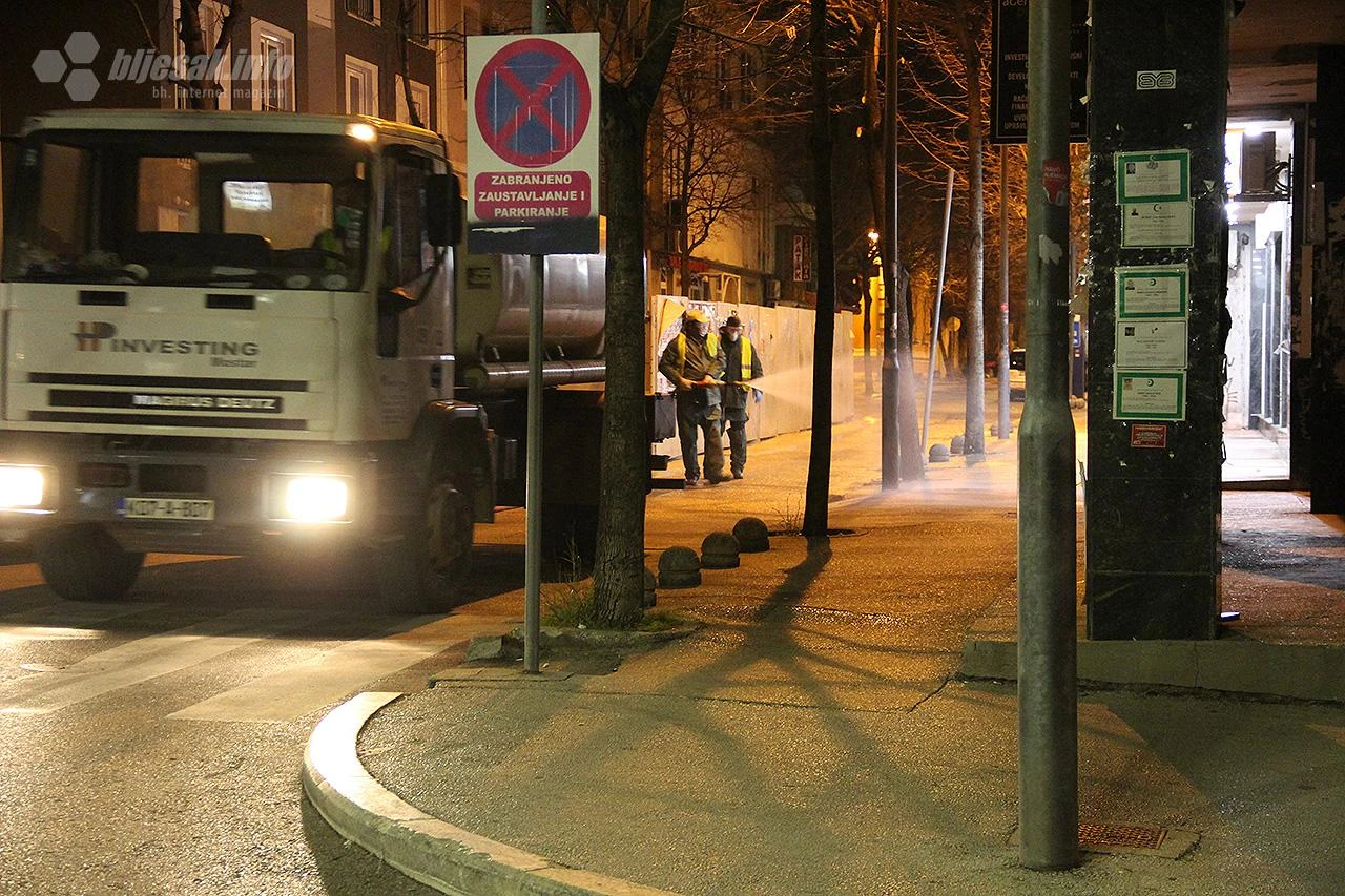 Što se dezinficiralo na području Mostara?