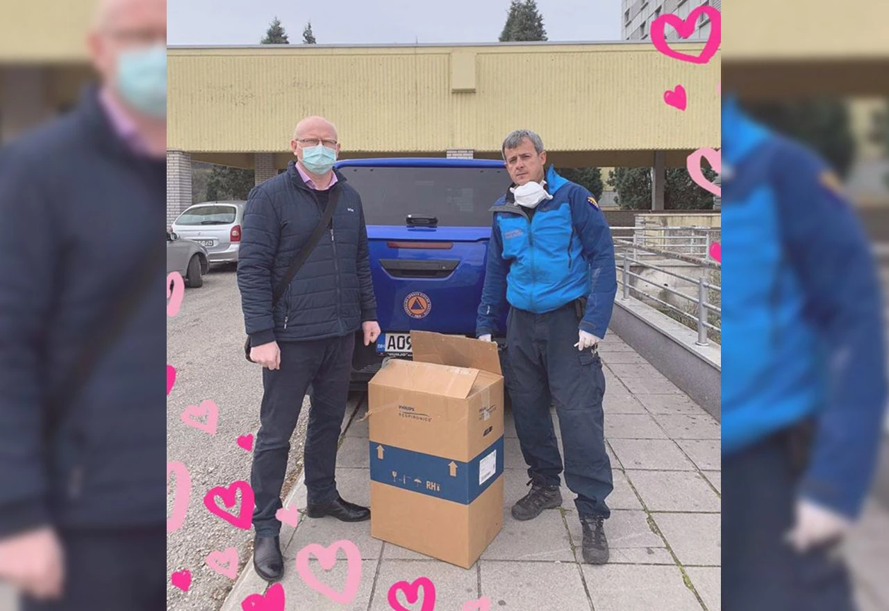 Dobrih ljudi ima: Na vrata mostarske bolnice stigao još jedan respirator