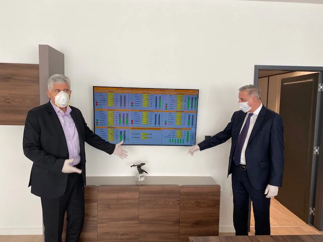Čović u Elektroprivredi HZHB o koroni i novim planovima
