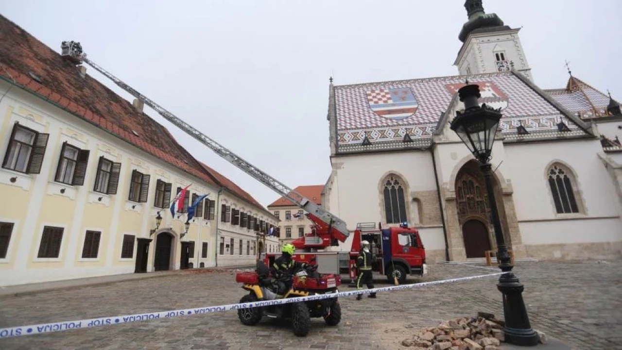 U potresu oštećena i zgrada Hrvatskog sabora