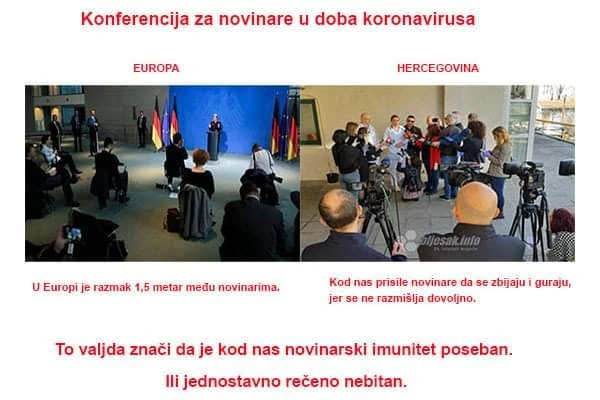 Molba za podršku medijima u BiH i osiguranje zaštite novinara