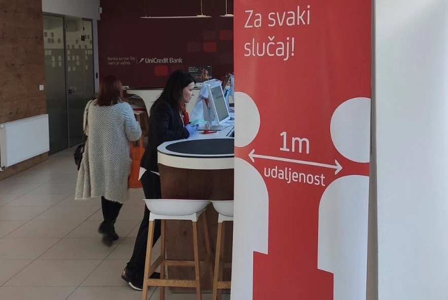 UniCredit Bank provodi set mjera opreza i zaštite u cilju sprječavanja širenja koronavirusa