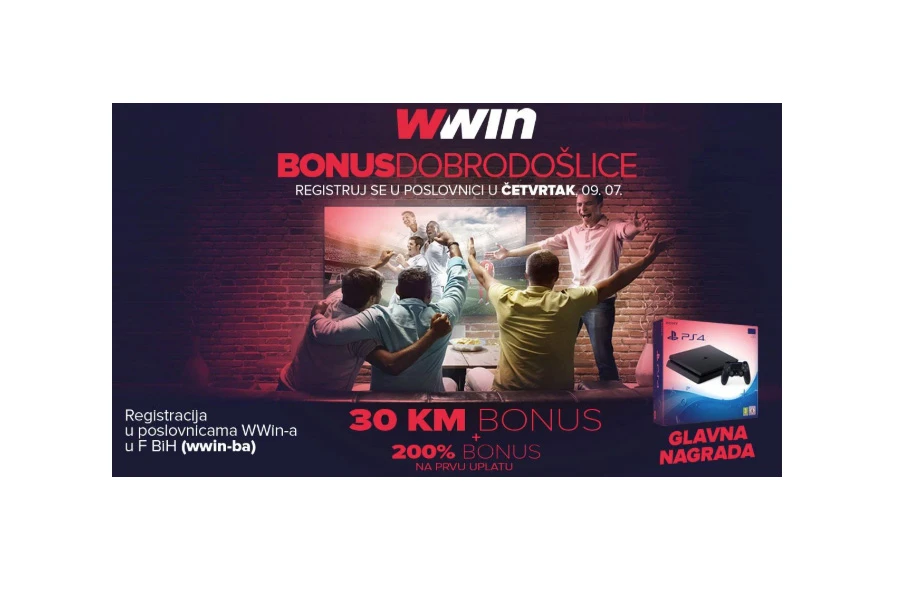 Ne propustite sjajnu priliku: Wwin – bonus dobrodošlice