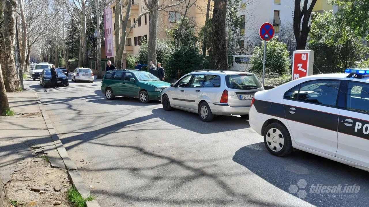 Lančani sudar četiri vozila u Mostaru