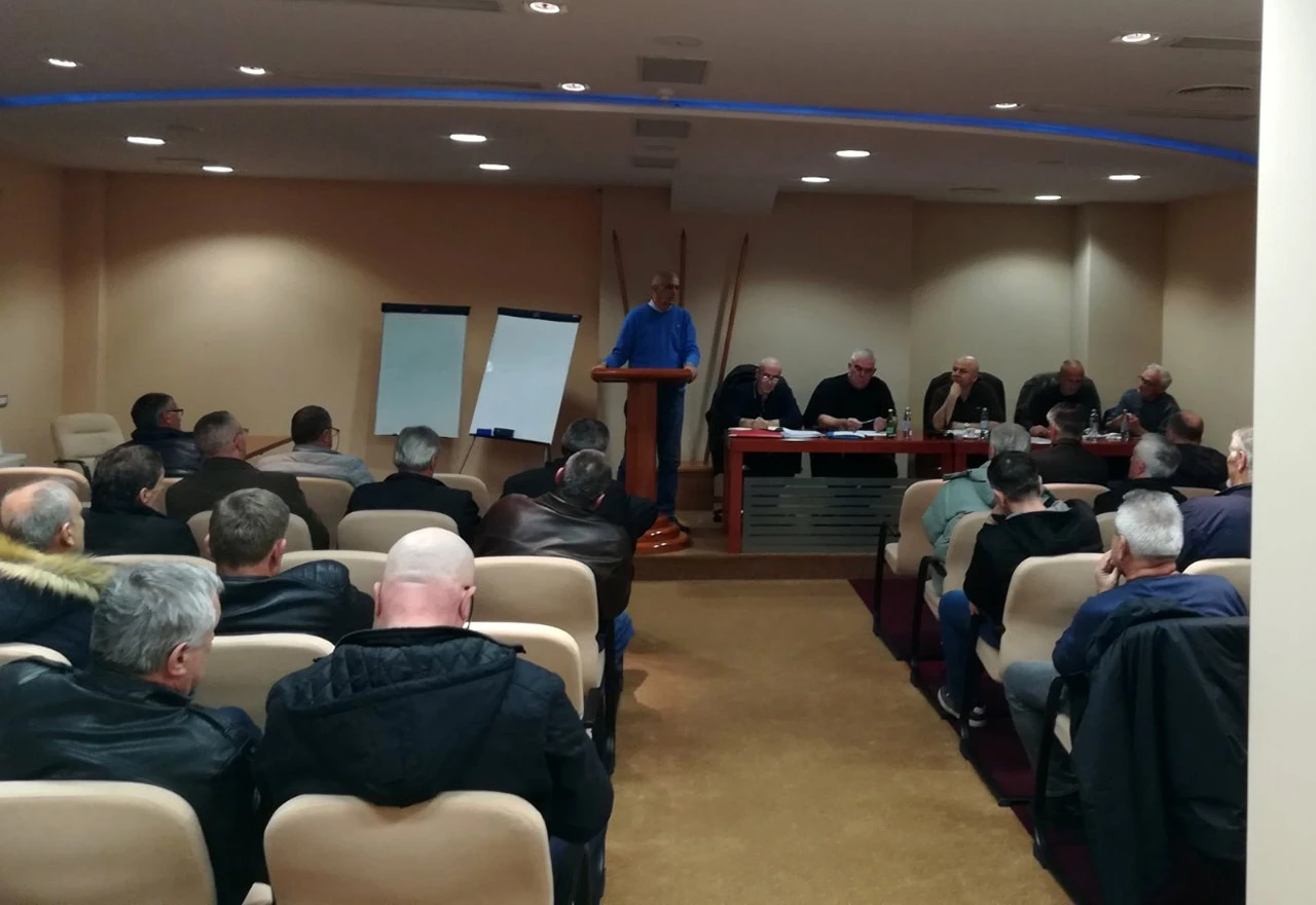 Ivan Milas predsjednik novoosnovane Udruge dragovoljaca rezervnog sastava MUP-a 1991. godine u HNŽ-u