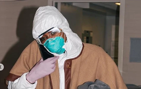Nitko je nije prepoznao ispod zaštitne maske i odijela
