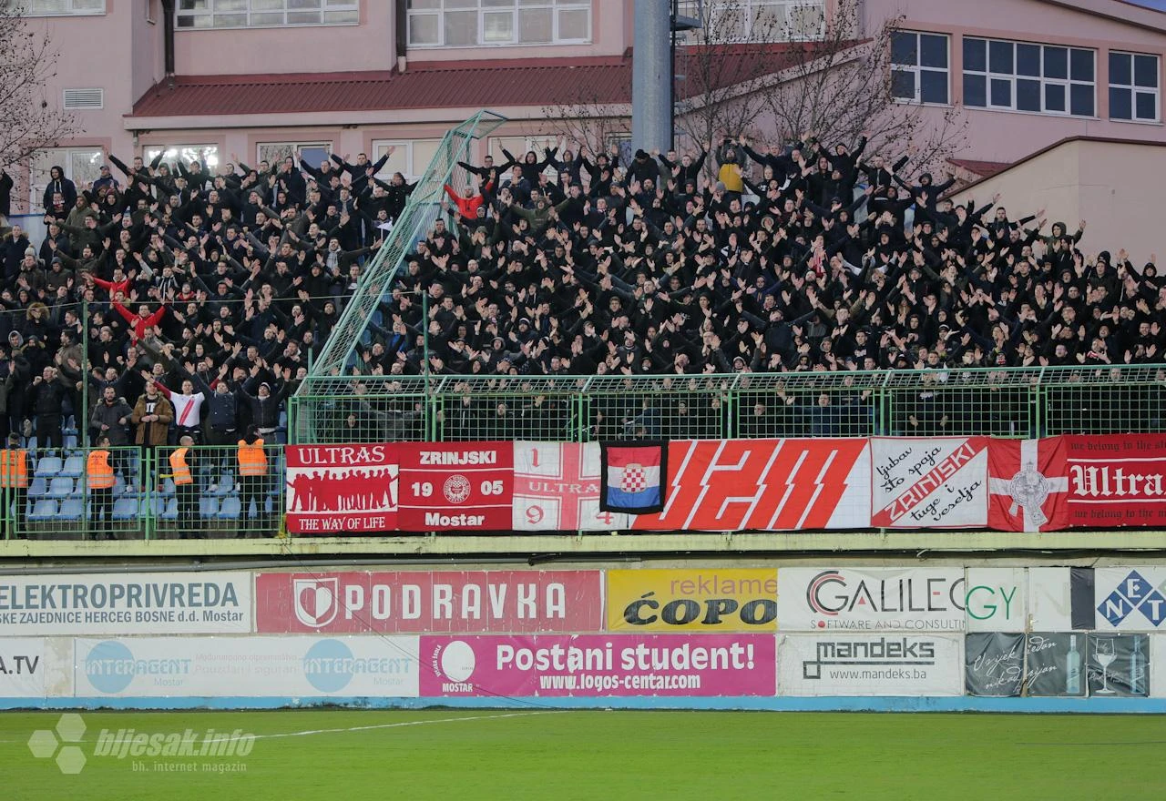Hercegovački derbi bez pobjednika: Široki i Zrinjski odigrali mršavih 1:1