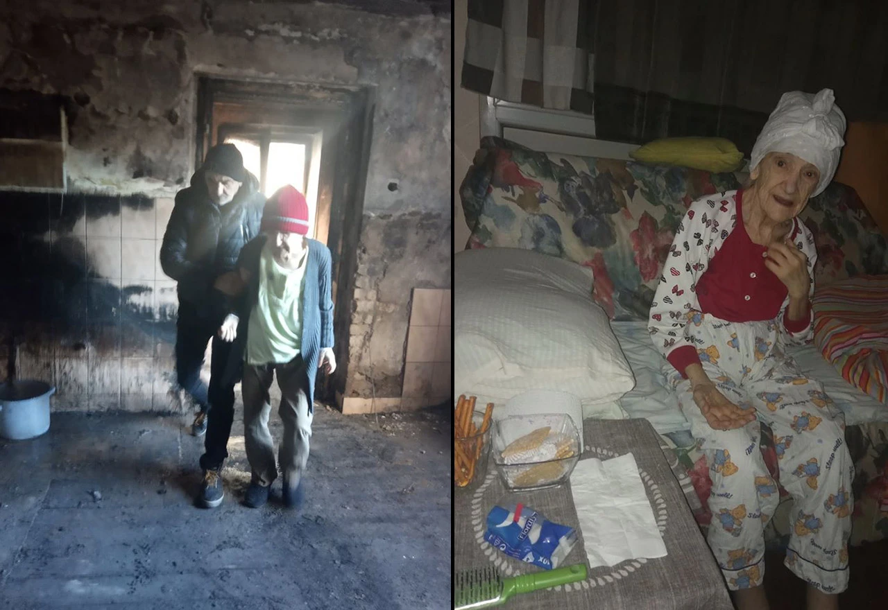Pomozi.ba: Baka Umija u požaru ostala bez svega, brigu o njoj preuzela susjeda