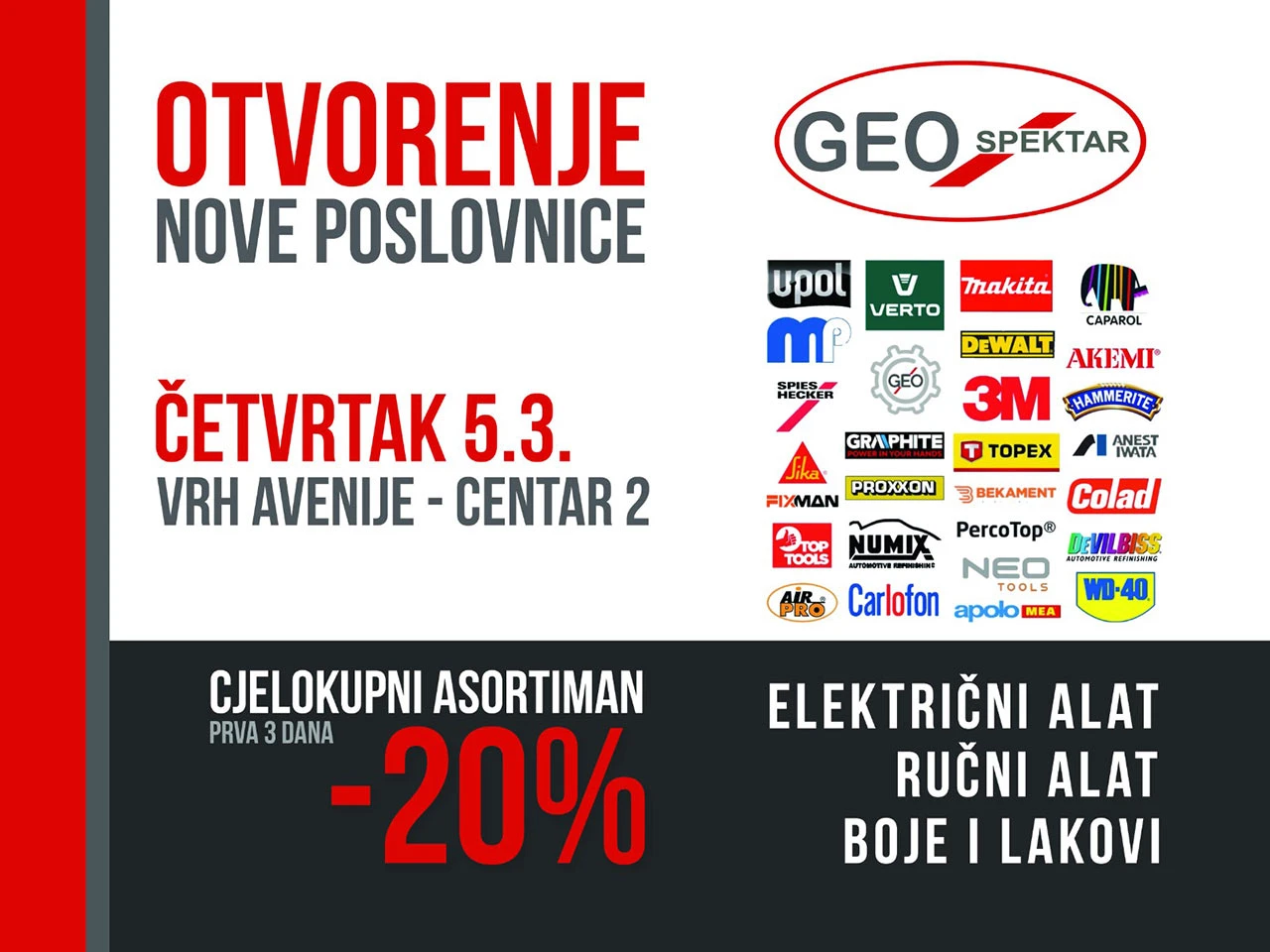 Geo Spektar d.o.o. za trgovinu i usluge otvara novu poslovnicu u Mostaru