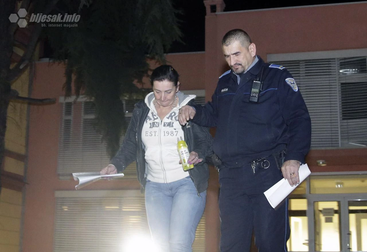 FOTO: Osumnjičena zbog droge i prostitucije privedena u Tužiteljstvo