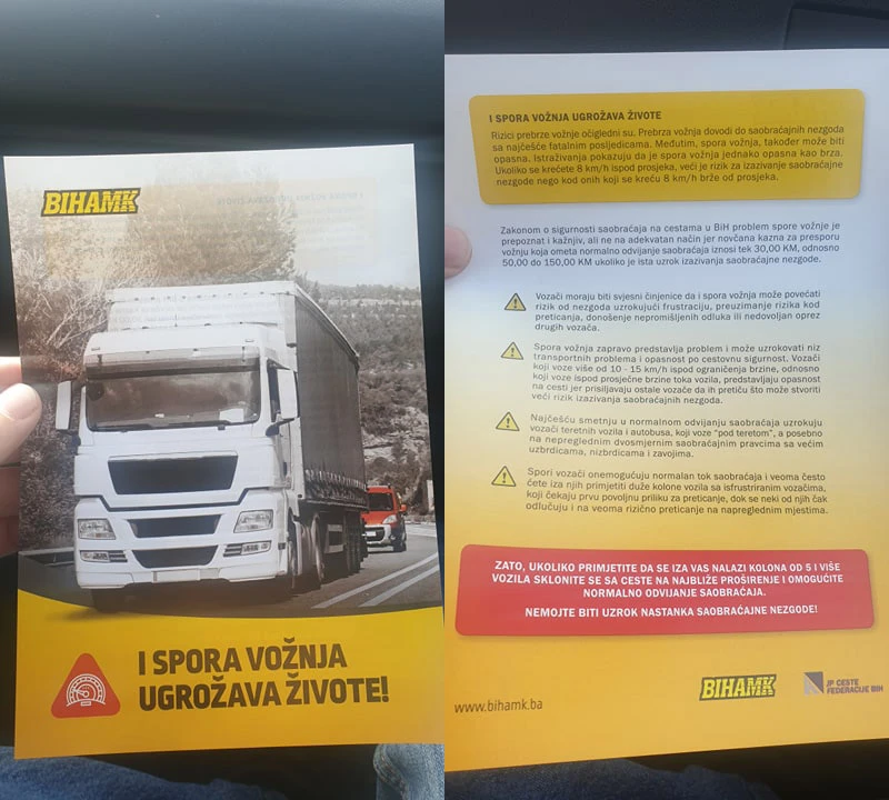 Vjerovali ili da: I spora vožnja ugrožava živote